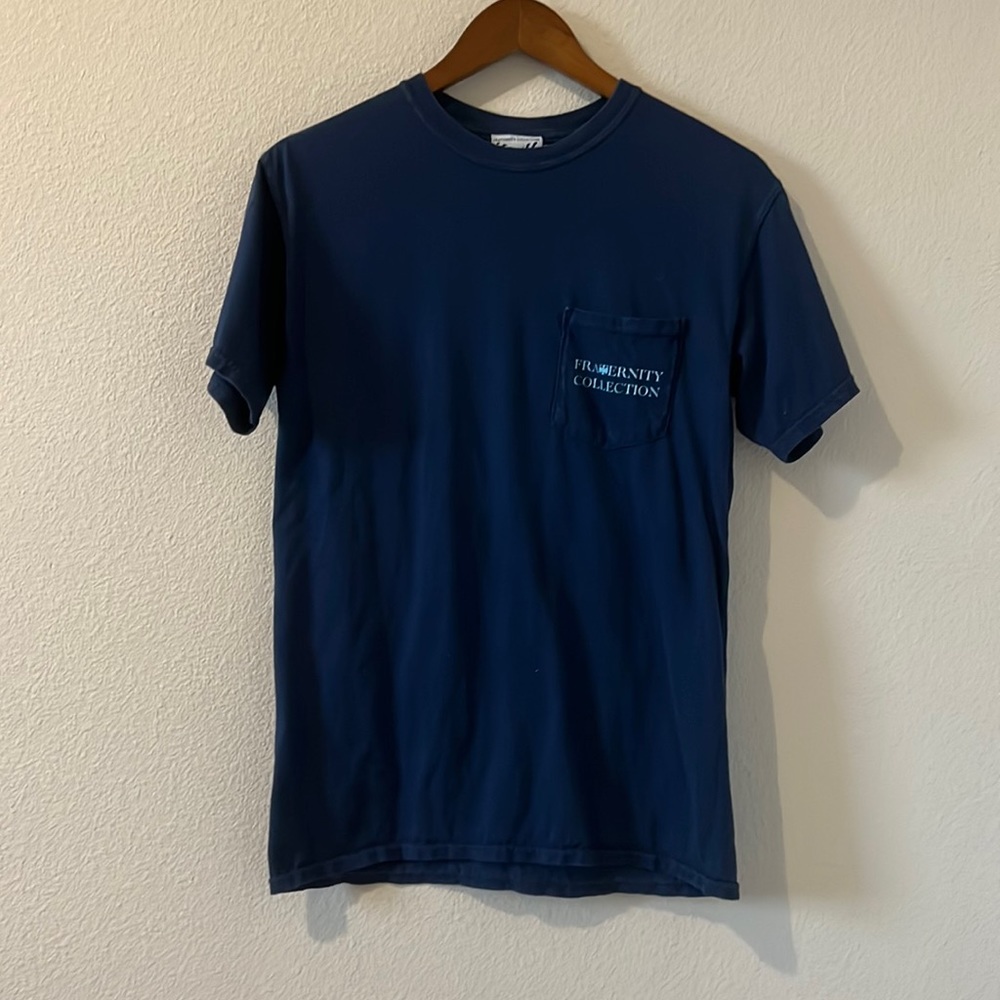 Fraternity Collection Printed Pocket Tee Size S